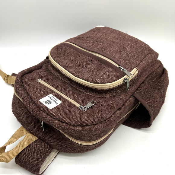 Kailash Himalayan Pure Hemp Brown Backpack - Picture 10 of 16